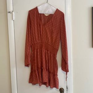 Saltwater luxe orange dress